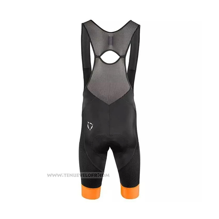 2021 Maillot Cyclisme Nalini Vert Orange Manches Courtes et Cuissard