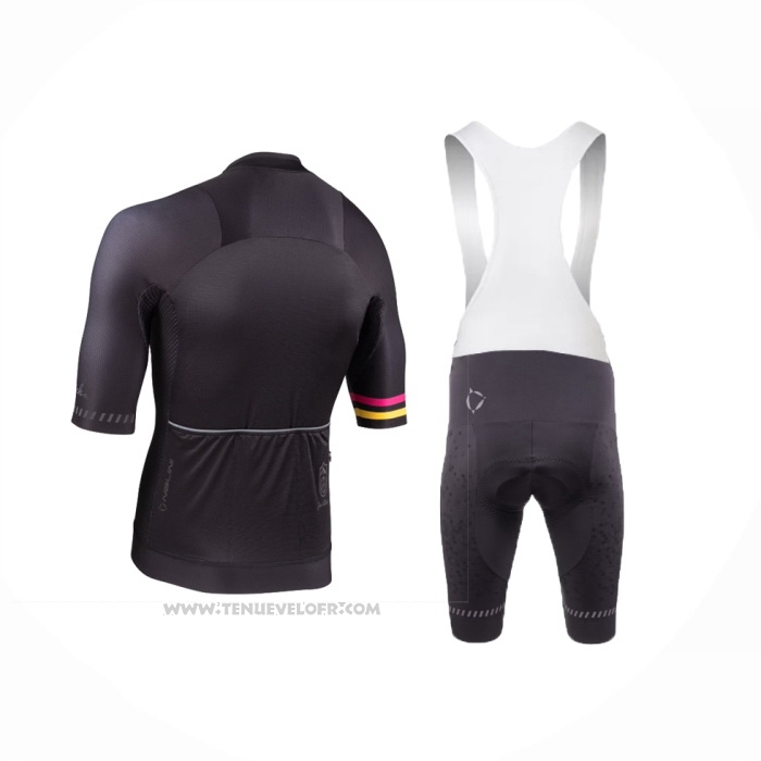 2024 Maillot Cyclisme Nalini Noir Manches Courtes Et Cuissard