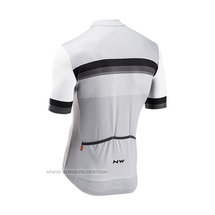 2021 Maillot Cyclisme Northwave Blanc Manches Courtes et Cuissard