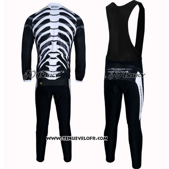 2012 Maillot Ciclismo Northwave Noir Manches Longues et Cuissard