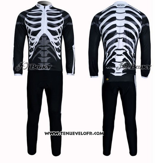 2012 Maillot Ciclismo Northwave Noir Manches Longues et Cuissard