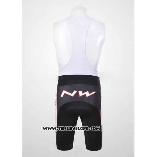 2012 Maillot Ciclismo Northwave Noir et Blanc Manches Courtes et Cuissard