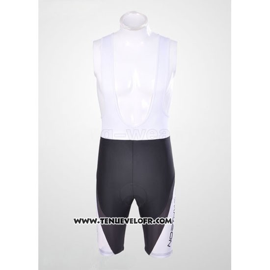 2013 Maillot Ciclismo Nalini Noir et Blanc Manches Courtes et Cuissard