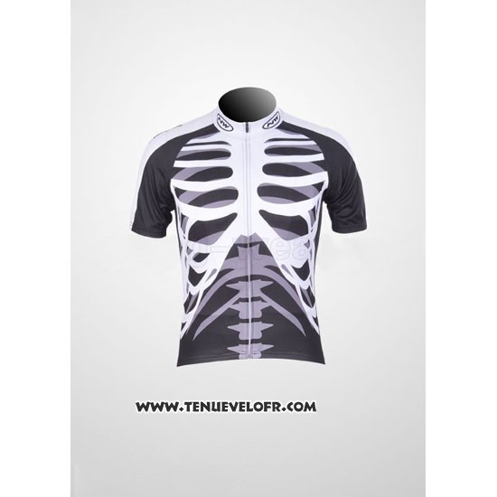 2013 Maillot Ciclismo Nalini Noir et Blanc Manches Courtes et Cuissard