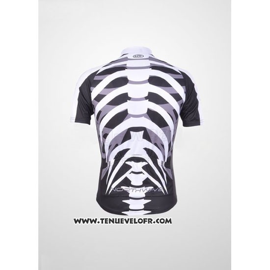 2013 Maillot Ciclismo Nalini Noir et Blanc Manches Courtes et Cuissard
