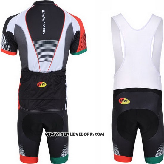 2013 Maillot Ciclismo Northwave Noir et Blanc Manches Courtes et Cuissard