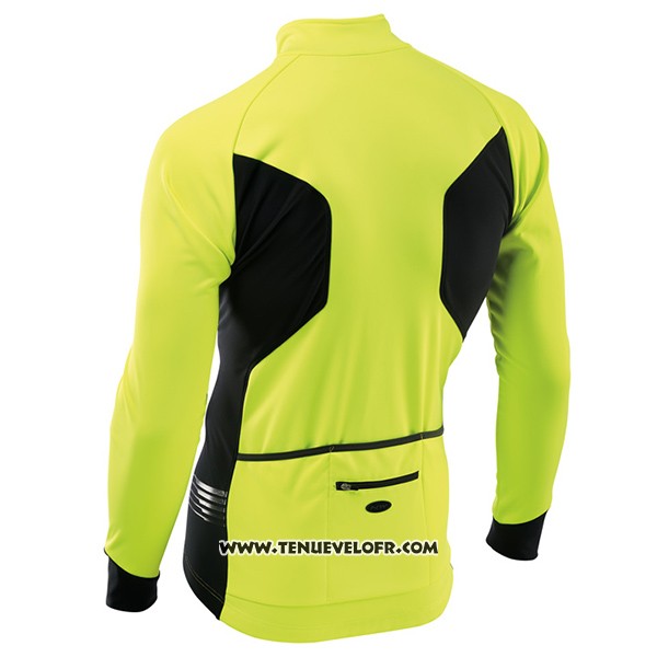 2017 Maillot Ciclismo Nalini Northwave Ml Jaune et Noir Manches Longues et Cuissard