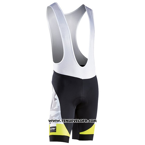 2017 Maillot Ciclismo Northwave Blade Air Noir et Blanc Manches Courtes et Cuissard
