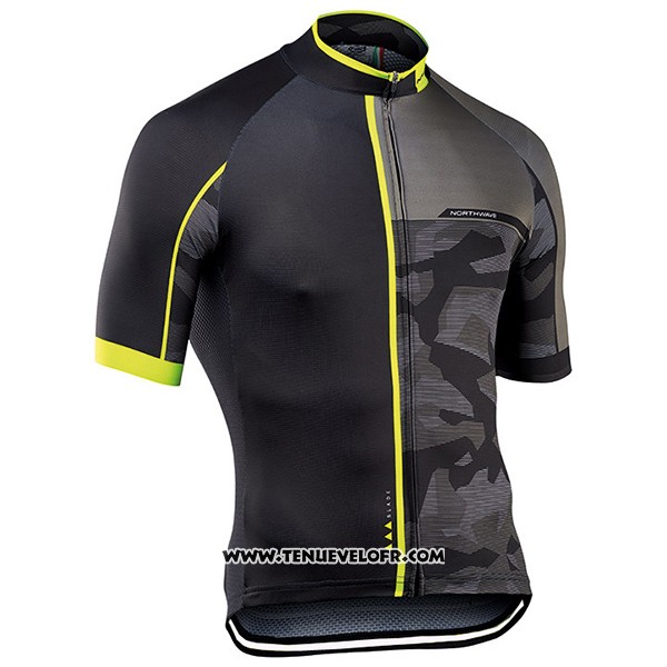 2017 Maillot Ciclismo Northwave Blade Noir Manches Courtes et Cuissard