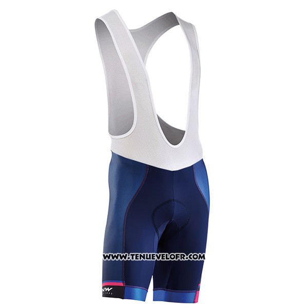 2017 Maillot Ciclismo Northwave Extreme Rouge et Bleu Manches Courtes et Cuissard
