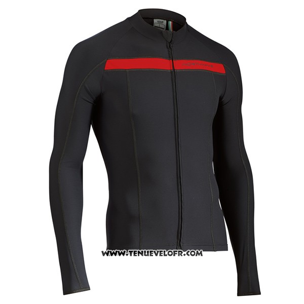 2017 Maillot Ciclismo Northwave Ml Noir Manches Longues et Cuissard