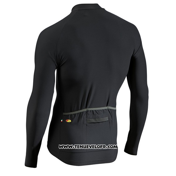 2017 Maillot Ciclismo Northwave Ml Noir Manches Longues et Cuissard