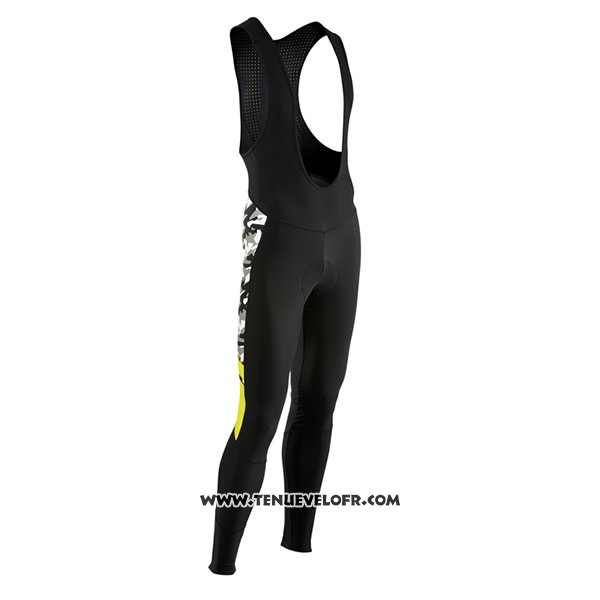 2017 Maillot Ciclismo Northwave Ml Noir et Camouflage Manches Longues et Cuissard