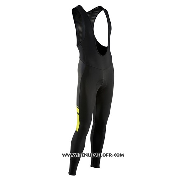 2017 Maillot Ciclismo Northwave Ml Noir et Orange Manches Longues et Cuissard