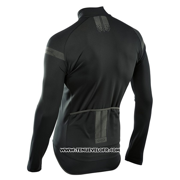 2017 Maillot Ciclismo Northwave Ml Profond Noir Manches Longues et Cuissard