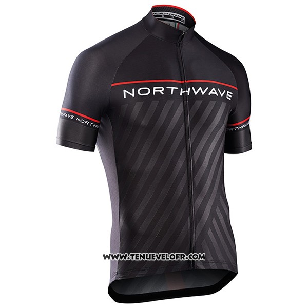 2017 Maillot Ciclismo Northwave Noir Manches Courtes et Cuissard