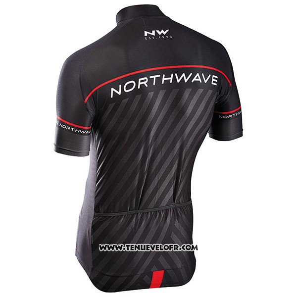 2017 Maillot Ciclismo Northwave Noir Manches Courtes et Cuissard