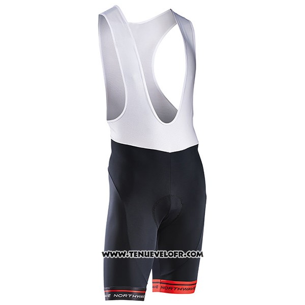 2017 Maillot Ciclismo Northwave Rouge et Blanc Manches Courtes et Cuissard