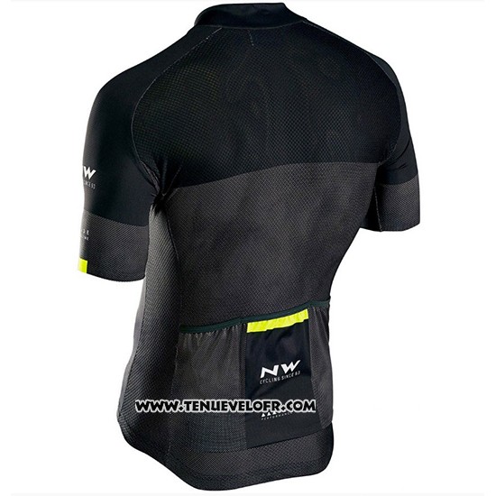 2018 Maillot Ciclismo Northwave Blade Noir Manches Courtes et Cuissard