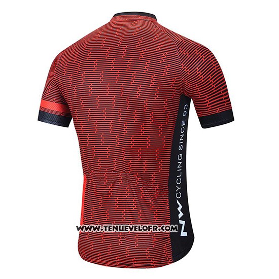 2020 Maillot Ciclismo Northwave Rouge Noir Blanc Manches Courtes et Cuissard