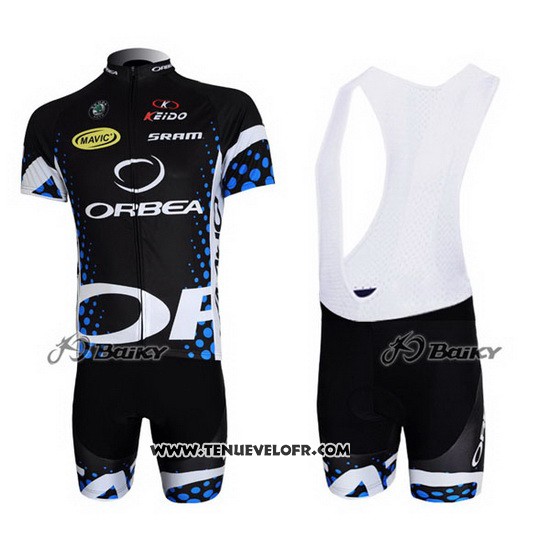 2013 Maillot Ciclismo Orbea Noir Manches Courtes et Cuissard