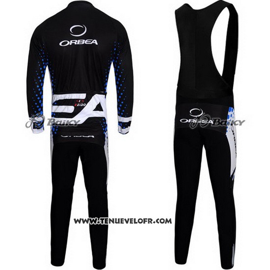 2013 Maillot Ciclismo Orbea Noir Manches Longues et Cuissard