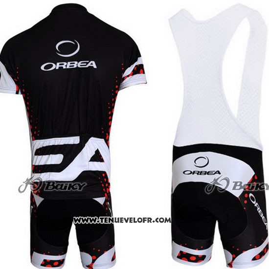 2013 Maillot Ciclismo Orbea Noir et Rouge Manches Courtes et Cuissard