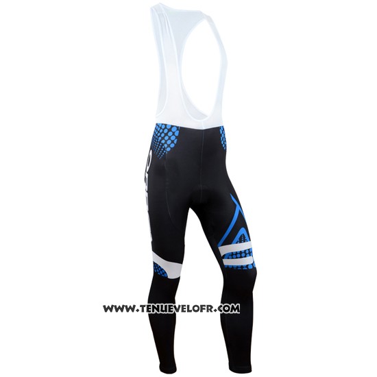 2014 Maillot Ciclismo Orbea Noir et Bleu Manches Longues et Cuissard