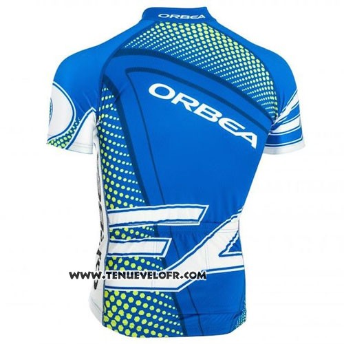 2015 Maillot Ciclismo Orbea Azur et Noir Manches Courtes et Cuissard