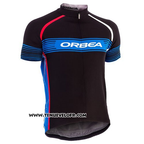 2015 Maillot Ciclismo Orbea Noir et Azur Manches Courtes et Cuissard