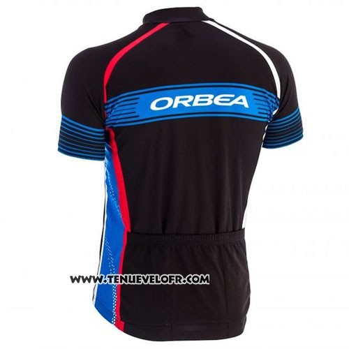 2015 Maillot Ciclismo Orbea Noir et Azur Manches Courtes et Cuissard