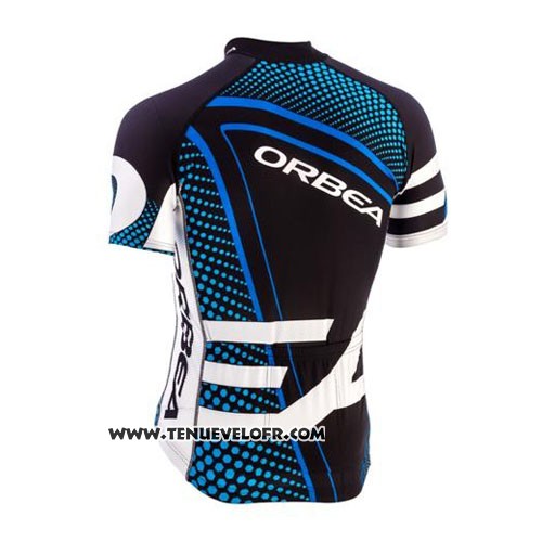 2015 Maillot Ciclismo Orbea Noir et Bleu Manches Courtes et Cuissard