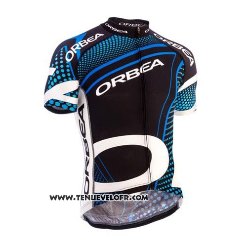 2015 Maillot Ciclismo Orbea Noir et Bleu Manches Courtes et Cuissard