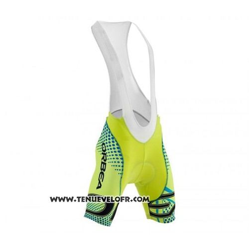 2015 Maillot Ciclismo Orbea Noir et Jaune Manches Courtes et Cuissard