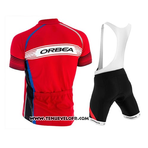2015 Maillot Ciclismo Orbea Rouge Manches Courtes et Cuissard