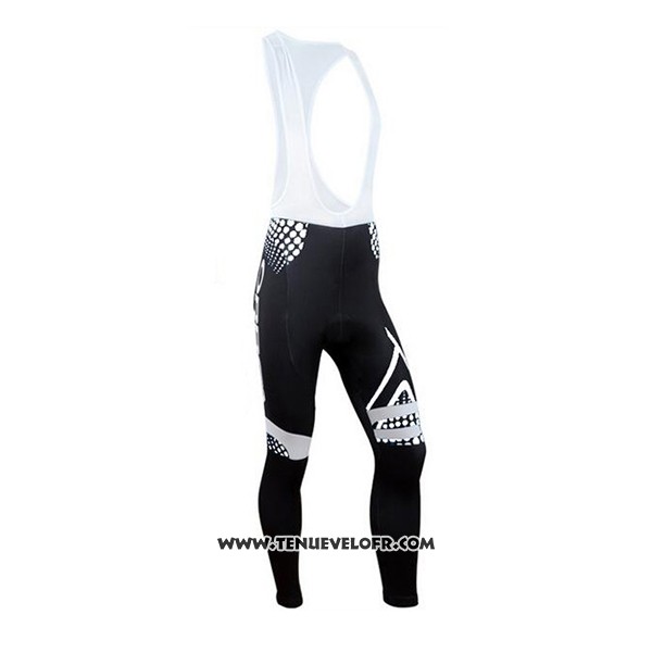 2017 Maillot Ciclismo Orbea Blanc et Noir Manches Longues et Cuissard