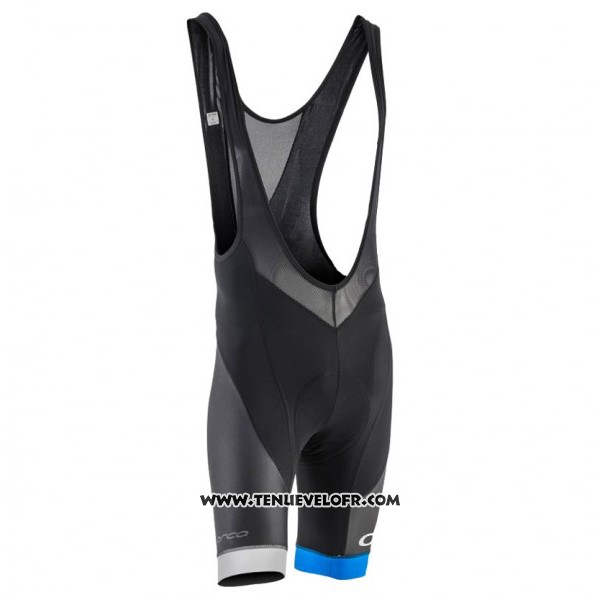 2017 Maillot Ciclismo Orbea Noir et Bleu Manches Courtes et Cuissard