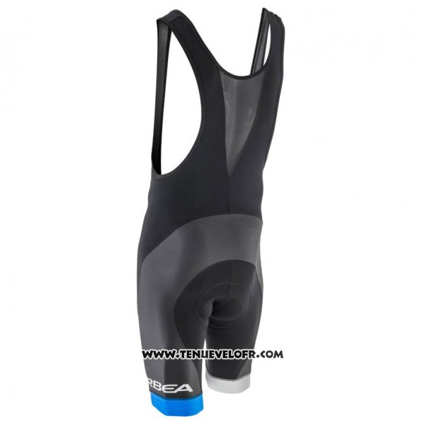 2017 Maillot Ciclismo Orbea Noir et Bleu Manches Courtes et Cuissard