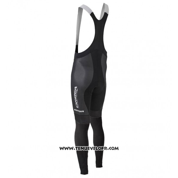 2017 Maillot Ciclismo Orbea Noir et Vert Manches Longues et Cuissard
