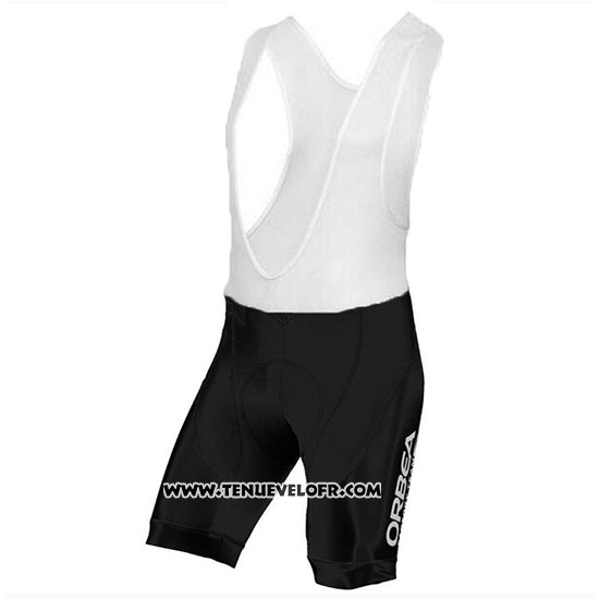 2018 Maillot Ciclismo Orbea Factory Noir Vert Manches Courtes et Cuissard