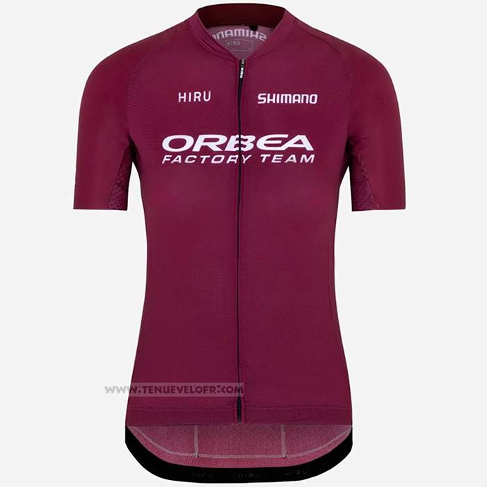2023 Maillot Cyclisme Orbea Fuchsia Manches Courtes et Cuissard
