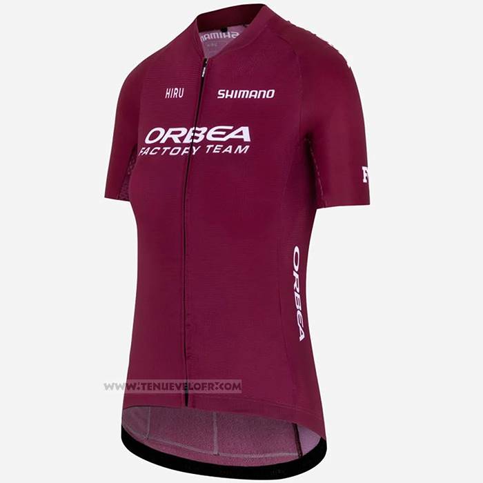 2023 Maillot Cyclisme Orbea Fuchsia Manches Courtes et Cuissard