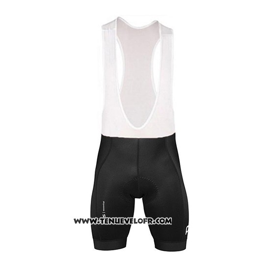 2018 Maillot Ciclismo POC Essential Road Block Bleu Manches Courtes et Cuissard