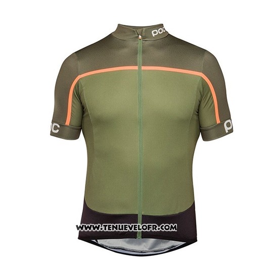 2018 Maillot Ciclismo POC Essential Road Block Camouflage Manches Courtes et Cuissard