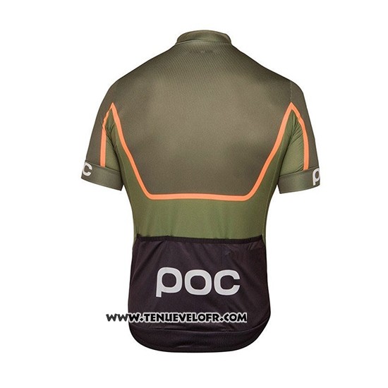 2018 Maillot Ciclismo POC Essential Road Block Camouflage Manches Courtes et Cuissard