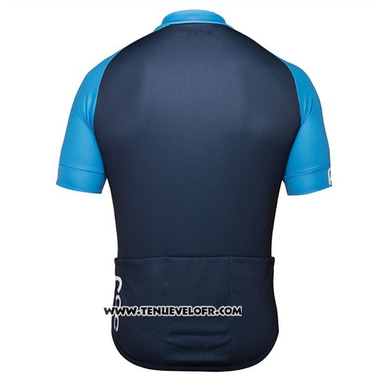 2018 Maillot Ciclismo POC Essential XC Bleu Manches Courtes et Cuissard