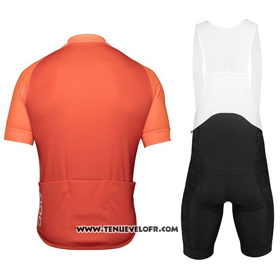 2018 Maillot Ciclismo POC Essential XC Orange Manches Courtes et Cuissard
