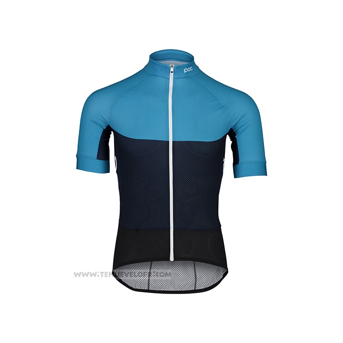2021 Maillot Cyclisme POC Bleu Manches Courtes et Cuissard