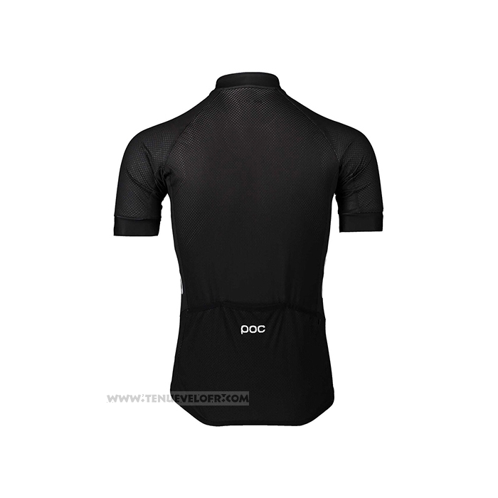 2021 Maillot Cyclisme POC Noir Manches Courtes et Cuissard