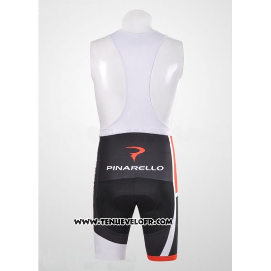 2012 Maillot Ciclismo Pinarello Rouge et Blanc Manches Courtes et Cuissard